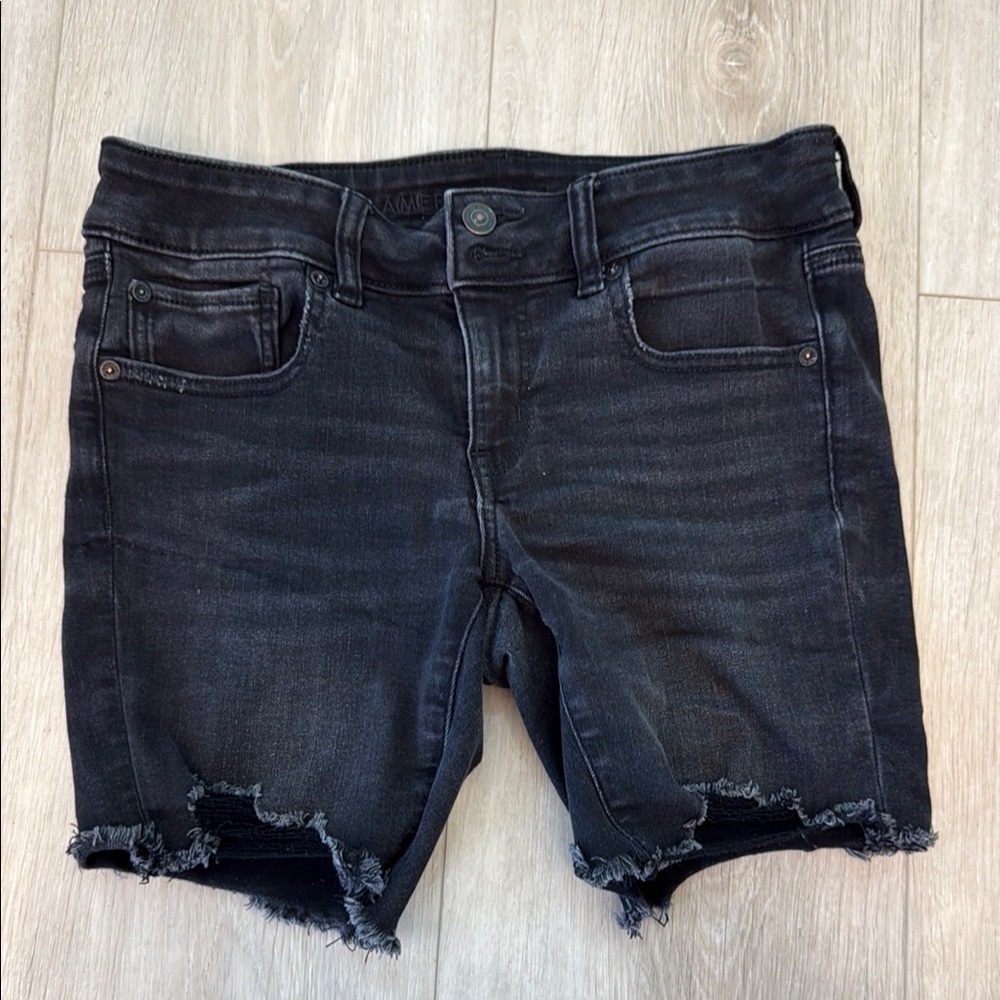 American Eagle Outfitters Black Jean Shorts